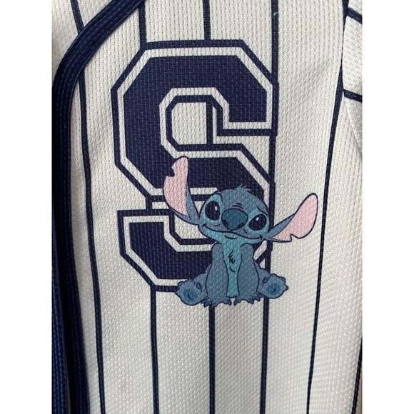 Disney Stitch Baseball Jersey Girls 10/12 Medium 'Ohana - Picture 4 of 6